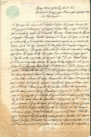 Greece 1887 Corfu Document By Notary Ιάκωβος Αμπουαφ Aboaf - Autres