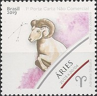 BRAZIL - SIGNS OF THE ZODIAC: ARIES 2019 - MNH - Astrologie