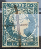 SPAIN 1856 - Canceled - Sc# 46 - Gebruikt