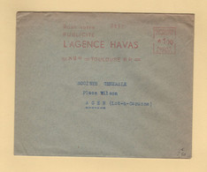 EMA - Machine C - 1941 - Toulouse - Havas - Freistempel