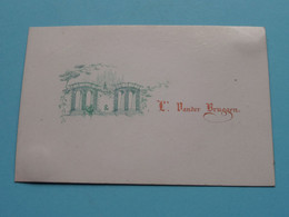 Mr & Mme L. Vander BRUGGEN ( Porcelein Porcelaine Porzellan ) ! - Visiting Cards