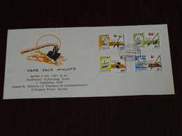 Ethiopia 1995 Traditional Cultivating Tools FDC VF - Ethiopie