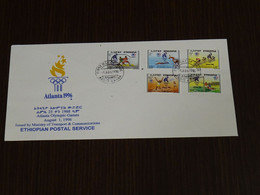 Ethiopia 1996 Atlanta Olympic Games FDC VF - Ethiopie