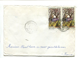 CAMEROUN Douala 1979 - Affranchissement Multiple Sur Lettre - Oiseaux Autruche - Cameroon (1960-...)