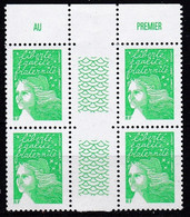 FR1751- FRANCE – DEFINITIVE STAMPS – 2002 – MARIANNE DE LUQUET – Y&T # 3448(X4) MNH 5,20 € - 1997-2004 Marianne Of July 14th