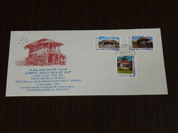 Ethiopia 1997 Addis Ababa's Oldest Historical Buildings And Houses FDC VF - Ethiopie