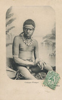 Canaque D' Ouégoa Edit Rache Noumea  Naked Man With Shell Necklace . Homme Nu Etui Penien - Oceania