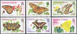 CAYMAN 2005 - Papillons - 6 Timbres - Gommés - Schmetterlinge