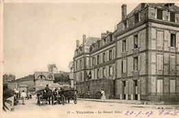 76. CPA - VEULETTES - Le Grand Hotel - Terrasse - Caléches -  Cochers - 1907 - Scan Du Verso - - Altri Comuni
