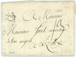 PROMO 1784 Marque Postale Tonnerre Vers Lizieux,avec Longue Correspondance - 1701-1800: Précurseurs XVIII