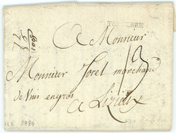 PROMO 1784 Marque Postale Tonnerre Vers Lizieux,avec Longue Correspondance - 1701-1800: Voorlopers XVIII