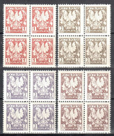 Poland 1980 - Postage Due - Mi.165-68 - 4xblock Of 4 - MNH(**) - Portomarken
