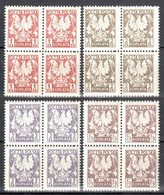 Poland 1980 - Postage Due - Mi.165-68 - 4xblock Of 4 - MNH(**) - Segnatasse