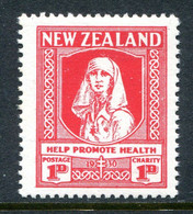 New Zealand 1930 Health - Help Promote Health HM (SG 545) - Ongebruikt
