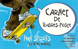 LUXEMBURG, 2002, Booklet 16, Fun Sports - Cuadernillos