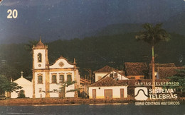 Phone Card Produced By Telebras In 1999 - Series Historic Centers - Photo Of The Building Of The National Historic Museu - Cultural