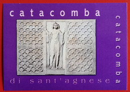 VATICANO VATIKAN VATICAN 2002 CATACOMBA DI SANT`AGNESE CATACOMBE POST CARD FD - Cartas & Documentos