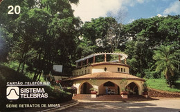 Rare Phone Card Produced By Telebras In 1998 - Series Retratos De Minas - Image Fonte Do Beja In Araxá - Minas Gerais - - Culture