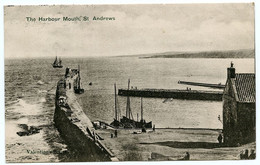 ST ANDREWS : THE HARBOUR MOUTH / CARESTON CASTLE, BRECHIN / LONDON, EARLS COURT, KEMPSFORD GARDENS (SCHWABE) - Fife