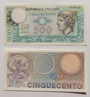 Biglietto Di Stato Da L.500 20/12/1976 FDS - Lotto Di 2 - 500 Liras