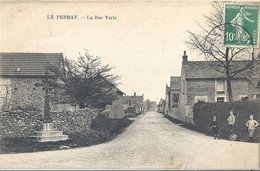 CPA Le Perray La Rue Verte - Le Perray En Yvelines