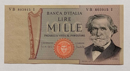 Banca D'Italia Lire 1000 Tipo Giuseppe Verdi 11/03/1971 FDS - 1000 Lire