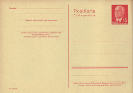 DDR / GDR  - Ganzsache Postkarte Ungebraucht / Postcard Mint (m553) - Cartes Postales - Neuves