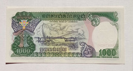 Cambodia 1000 Riels 1992 Pick #39 UNC - Cambodge