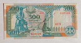Soomaaliya 500 Shillings 1996 Law Of 01/01/1989 Pick #36C UNC - Somalië