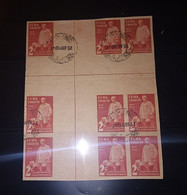Antillas (Periodo Colonial). Conjunto De 2 Bloques De 9 Y Sin Dentar Y Con Centro De Hoja - Used Stamps