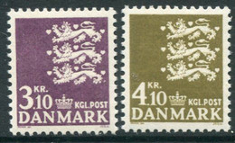 DENMARK 1970 Small Arms Definitive 3.10, 4.10 Kr. MNH / ** Michel 499-500 - Ungebraucht