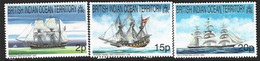 British Indian Ocean  1999  SG  224-6  Tall Ships  Mounted Mint - Territoire Britannique De L'Océan Indien