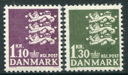 DENMARK 1965 Small Arms Definitive 1.10, 1.30 Kr. MNH / ** Michel 433-34 - Ungebraucht