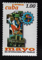 CUBA 2021. PRIMERO DE MAYO. DÍA DEL TRABAJO. MNH - Unused Stamps