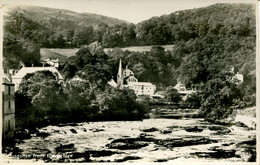 CLWYD - LLANGOLLEN FROM THE BRIDGE RP Clw453 - Denbighshire