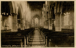 CLWYD - WREXHAM - INTERIOR PARISH CHURCH Clw455 - Flintshire