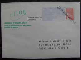 17996-1-PAP Rép. Luquet L'Ilôt, Validité 30/06/08, Agr. 0202057, Obl. Linéaire "70 Vesoul Ile Verte", Pas Courant En Obl - PAP: Antwort/Luquet