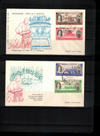 Jordan 1964 Visit Of Pope Paul VI To Holy Land Interesting Covers - Jordanie