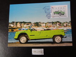 FRANCE 2021 1,08 EURO CITROËN MÉHARI FÊTE DU TIMBRE 2021 , OBLITÉRATION PREMIER JOUR  25 09 2021 CARTE POSTALE FDC - 2020-…