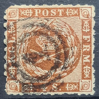 DENMARK 1858 - Canceled - Sc# 7 - Gebruikt