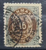 DENMARK 1875 - Canceled - Sc# 30 - Usado