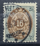 DENMARK 1875 - Canceled - Sc# 30 - Gebraucht