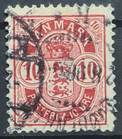 DENMARK 1885 - Canceled - Sc# 39 - Oblitérés