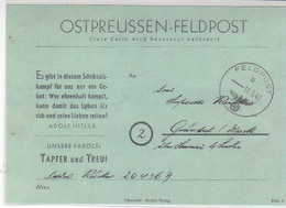 KOPIE Der OSTPREUSSEN-FELDPOST .. - Covers & Documents