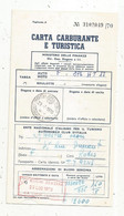 Carta Carburante E Turistica , Italie, Carte De Carburant , 1970, LIMONE PIEMONTE, 3 Scans,  Frais Fr 1.75 E - Non Classés