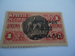 CRETE  GREECE MNH   STAMPS  OVERPRINT - Crete