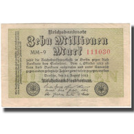 Billet, Allemagne, 10 Millionen Mark, 1923, KM:106a, TTB - 10 Miljoen Mark