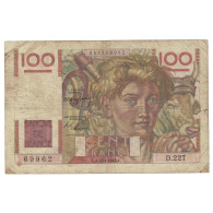 France, 100 Francs, Jeune Paysan, 1948, D.227, TB, Fayette:28.17, KM:128b - 100 F 1945-1954 ''Jeune Paysan''