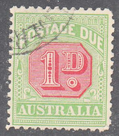 AUSTRALIA   SCOTT NO J51  USED  YEAR 1922   WMK 10 - Portomarken