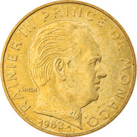 Monnaie, Monaco, Rainier III, 20 Centimes, 1982, SUP, Aluminum-Bronze - 1960-2001 Nouveaux Francs